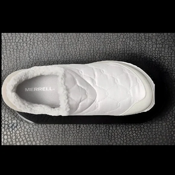 Merrell Antora 3 Thermo Moc Low Top Quilted Ripstop Leather Sneaker Chalk Sz 10 - Picture 1 of 14